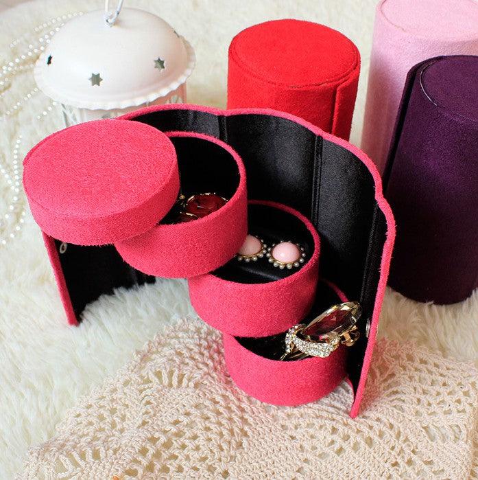 JEWELRY TOWER Compact Travel Organizer - 3 Layer | RAMODO JEWELRY